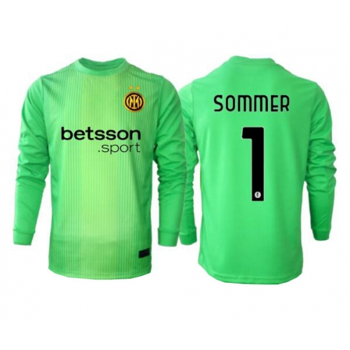 Billige Fotballdrakt Inter Milan Yann Sommer #1 Keeper Replika Tredjedrakt 2025-26 Langermet Billige Fotballdrakt Inter Milan Yann Sommer #1 Keeper Replika Tredjedrakt 2025-26 Langermet